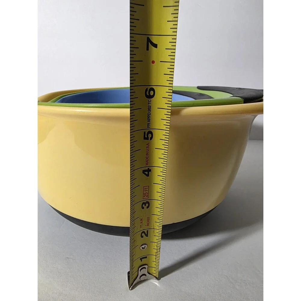 ​OXO Good Grip 3-Piece Mixing Bowl Set Non-Slip Base 1.5 QT 3 QT 5 QT Multicolor
